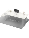 180 x 120 cm L-shaped Electric Standing Desk with Dual Motor and 160 kg Capacity
