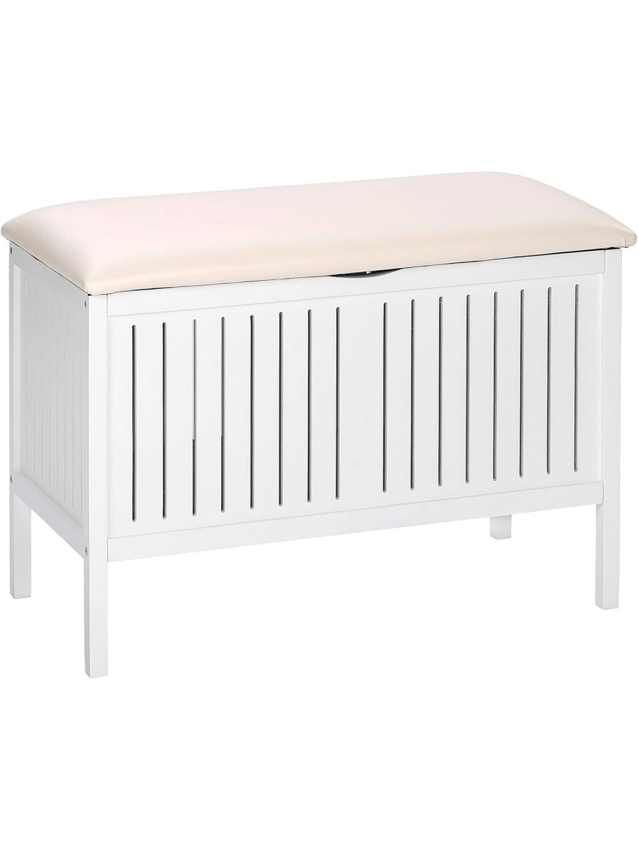 Banco auxiliar Oslo para baño, recibidor o dormitorio con diseño funcional